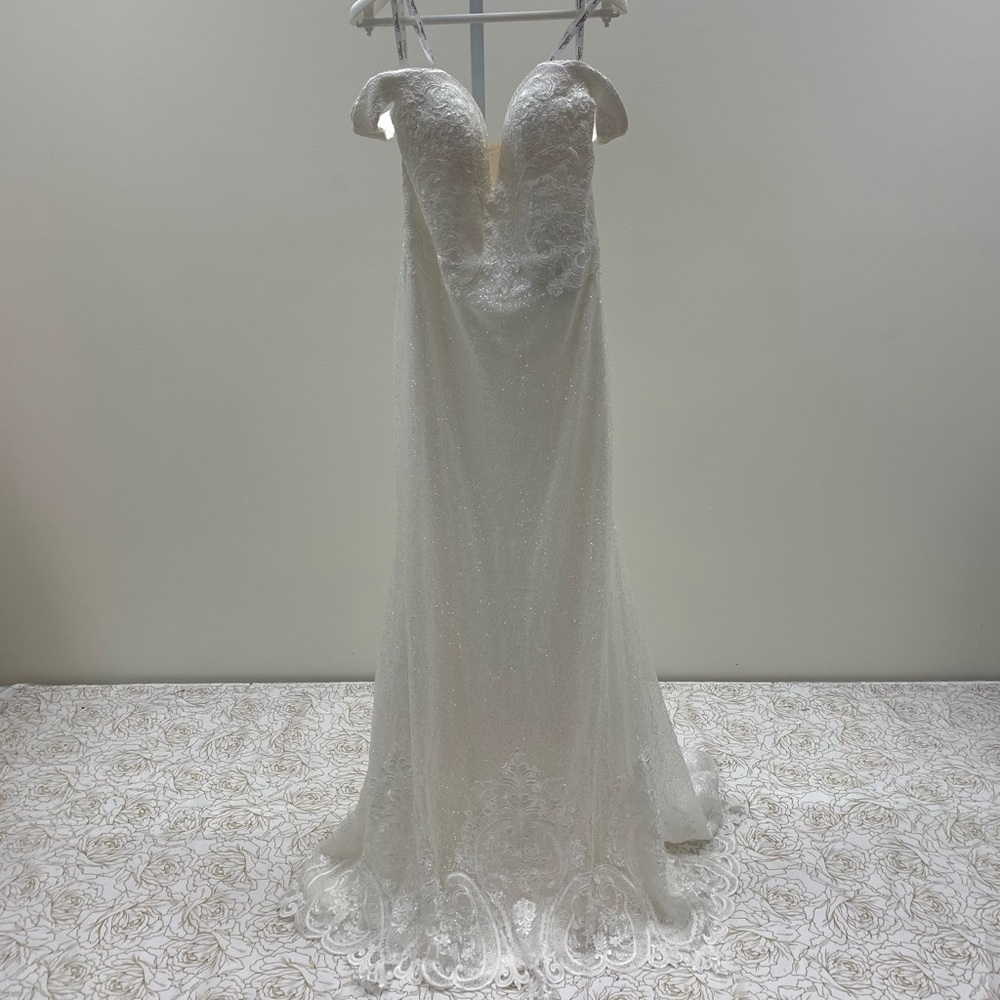 NWT Off the Shoulder Calla Blanche Wedding Dress